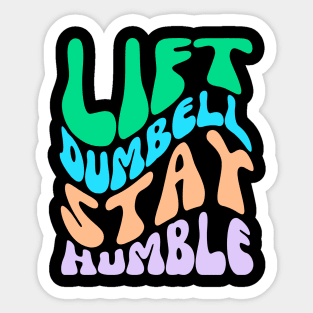 Dumbell Sticker